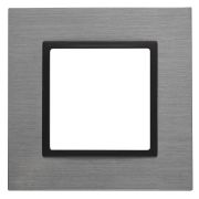 ЭРА 14-5201-42 Elegance Титан/антрацит Металл Рамка 1-ая