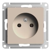 Systeme Electric AtlasDesign Песочный Розетка б/з без шторок, 16А, механизм