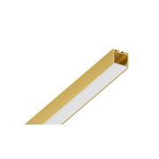 Подвесной/накладной алюминиевый профиль Design LED LS3535, 2500 мм, золотой