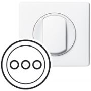 Legrand Celiane Бел Накладка аудио/видео розетки (мех 067313/73) 068213