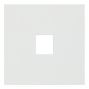 Лицевая панель для одиночной информационной розетки белый матовый 35441 MW