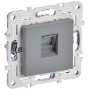 IEK SKANDY Серый Розетка компьютерная RJ45 кат.5E SK-K01Gr.