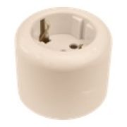 Ришелье Керамика Песочное золото Розетка с/з