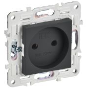 IEK SKANDY Графит Розетка б/з 10А SK-R02G.