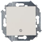 Simon 15 Бежевый Выключатель кнопочный с пиктограммой, 16А, 250В, винт.зажим