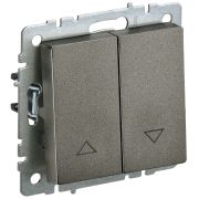 IEK BRITE BASE Темн.бронза Выключ. жалюзи 10А ВС10-1-5-БрТБ.