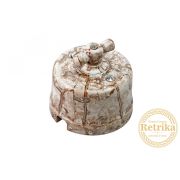 Выключатель двухклавишный керамика мрамор