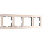 W0042743/ Рамка на 4 поста Acrylic (айвори)
