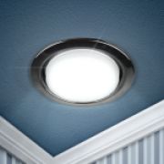 KL35 BK-10 /1 Светильник под лампу Gx53, ЭРА  220V, 13W, черный металл (упаковка 10 шт)