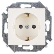 Simon 15 Бежевая Розетка с/з, со шторками, 16А, 250В, винт.зажим