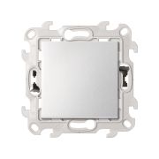 Simon 24 Алюминий Однополюсный выключатель 10AX 250В~ с системой Push&Go S24