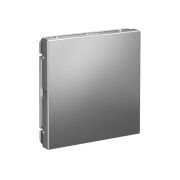 Systeme Electric ArtGallery Сталь Заглушка без суппорта для многопостовых рамок