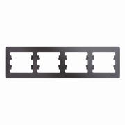 SE Glossa Графит Рамка 4-я горизонтальная GSL001304