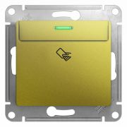 SE Glossa Фисташковый Выключатель карточный, сх.6  GSL001069