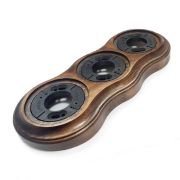 Рамка 3-я на бревно Орех Лакированный Lindas 25763