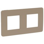 Schneider Electric Unica Studio Песочная/Бежевая Рамка 2-ная