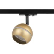 TR47-GX53MG Трековый светильник однофазный под лампу GX53 матовое золото ЭРА