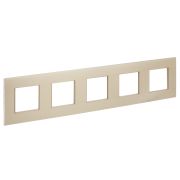 IEK SKANDY Металл Шампань Рамка 5-ая SK-F35Sh.