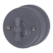 BIRONI Лизетта Пластик Титан Выключатель перекрестный 1-кл