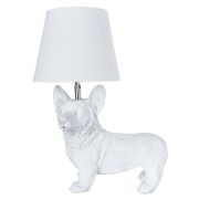 Arte Lamp A4008LT-1WH SCHEDAR Светильник настольный, хром/белый пластик/текстиль