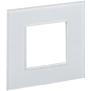 IEK SKANDY Стекло Арктический белый Рамка 1-ая SK-F21W.