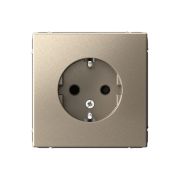 Systeme Electric ArtGallery Шампань Розетка с заземлением со шторками, 16А, механизм