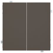 Клавиши двухклавишного выключателя капучино