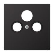 JUNG LS 990 Dark Накладка TV-SAT-FM розетки