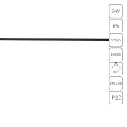 Arte Lamp A6230PL-1BK PRESTO Трековый светильник LED