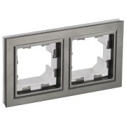 IEK BRITE BASE Шампань Рамка 2-м IP44 РУ-2-БрШ-44.