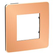 Schneider Electric Unica Studio Медь/Антрацит Рамка 1-ная