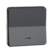 Mureva Styl Механизм Кнопочный Выключатель с подсветкой, Антрацит IP55 MUR35127