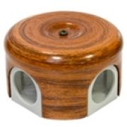 Распределительная коробка d 78mm декор Орех, Lindas 33026