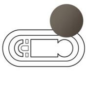 Legrand Celiane Графит Накладка для термостат программируемый (арт. 067402) 067992