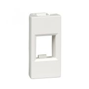 Systeme Electric Лиц.плата W45 1мод 1xKeystone RAL9003