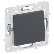 IEK SKANDY Графит Выключатель 1-клавишный перекрестный 10А SK-V03G.