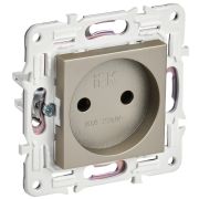 IEK SKANDY Шампань Розетка б/з 10А SK-R02Sh.