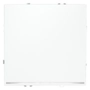 Выключатель встраиваемый VOLTUM S70 одноклавишный с подсветкой 10А, (белый матовый)