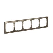 Systeme Electric ArtGallery Мокко Рамка 5-ая, универсальная