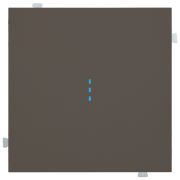 Клавиша одноклавишного выключателя с подсветкой капучино