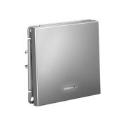 Systeme Electric ArtGallery Сталь Выключатель 1-клавишный с подсветкой, сх.1а, 10АХ, механизм