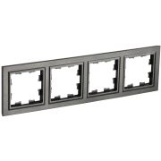IEK BRITE BASE Темн.бронза Рамка 4-м РУ-4-БрТБ.