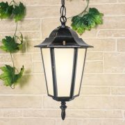 Подвесной уличный светильник GL 1004H черное золото