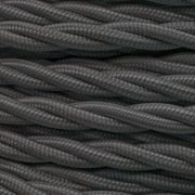 Ретро-провод 2*2,5 графит (матовый) BIRONI