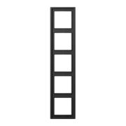 JUNG LS 990 Антрацит (лакир. алюминий) Рамка 5-ая