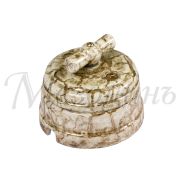 Выключатель фарфоровый поворотный перекрестный мрамор «МезонинЪ» GE70402-19