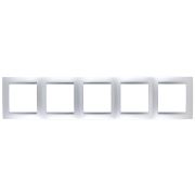 Simon 15 Алюминий Рамка 5-ая