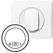 Legrand Celiane Бел Лицевая панель для модуля звук. трансляции для подкл.звук. источника 068221