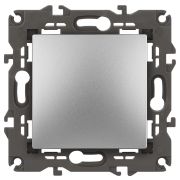 ЭРА 14-1103-03 Elegance Алюминий Переключатель 1-кл