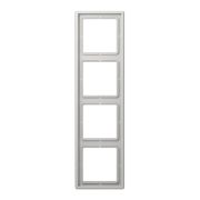 JUNG LS 990 Светло-серая Рамка 4-ая